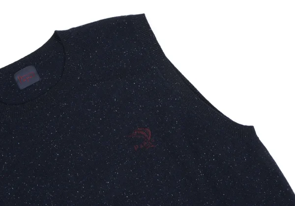 Papas Rayon Blend Point Logo Embroidery Sleeveless Knit K-163678_005
