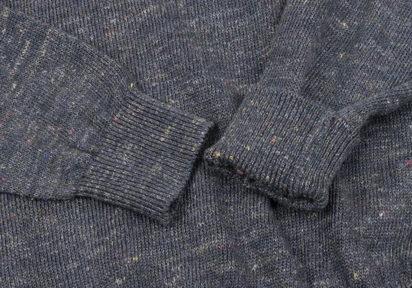 Papas Linen Point Logo Patch Mix Knit K-163679_006