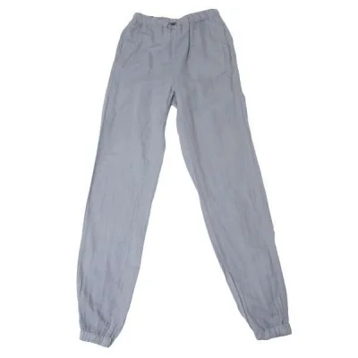 マルタンマルジェラMartinMargiela MM6 コットンリネン裾ゴムイージーパンツ