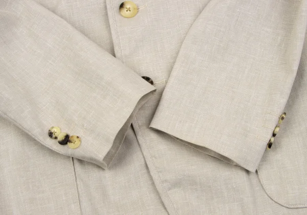 Papas Poly Linen Piping Design Stretch 3B Jacket K-163681_006