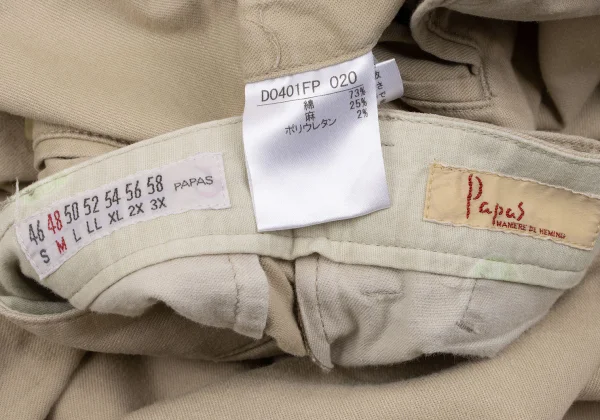 Papas Cotton Blend Stretch Tapered Pants K-163684_013