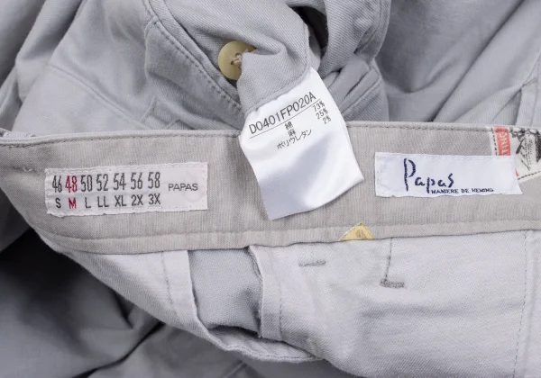 Papas Cotton Blend Stretch Tapered Pants K-163685_011