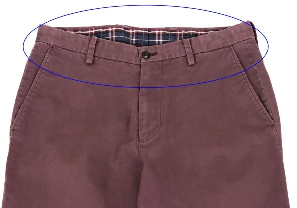 Papas+ Cotton Blend Moleskine Stretch Tapered Pants K-163686_002