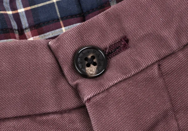 Papas+ Cotton Blend Moleskine Stretch Tapered Pants K-163686_004