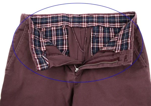 Papas+ Cotton Blend Moleskine Stretch Tapered Pants K-163686_006