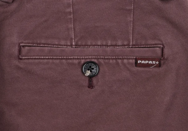 Papas+ Cotton Blend Moleskine Stretch Tapered Pants K-163686_012