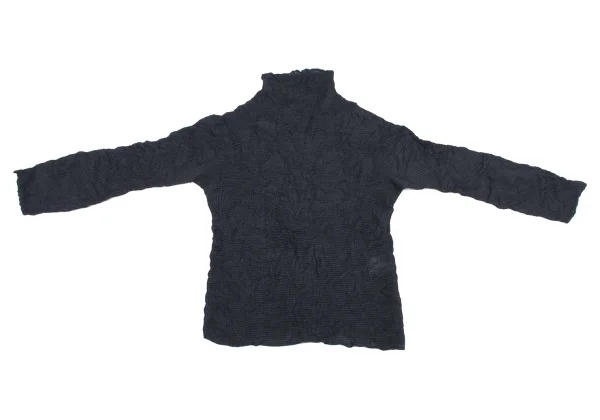 ISSEY MIYAKE Wrinkle Pleats Turtle Neck Top K-163692_002