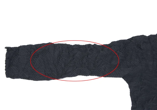 ISSEY MIYAKE Wrinkle Pleats Turtle Neck Top K-163692_006