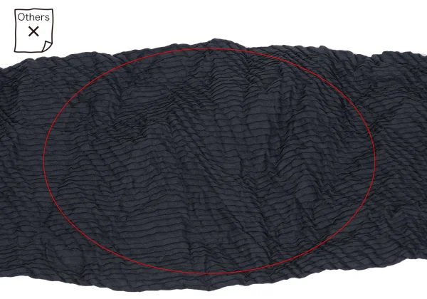 ISSEY MIYAKE Wrinkle Pleats Turtle Neck Top K-163692_007