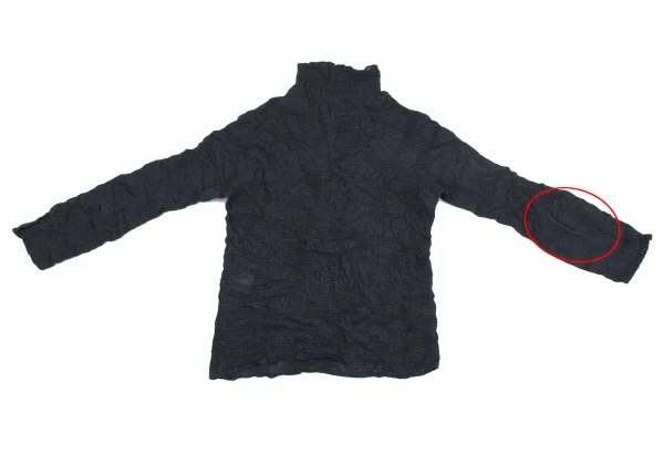 ISSEY MIYAKE Wrinkle Pleats Turtle Neck Top K-163692_013