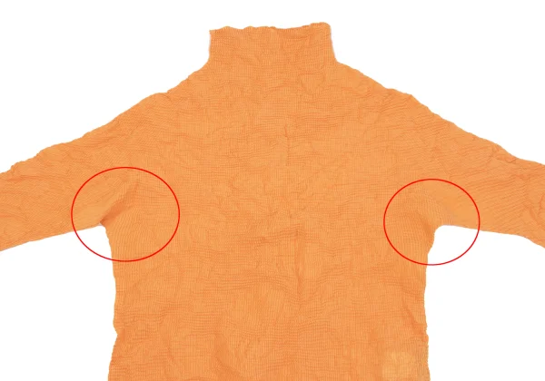 ISSEY MIYAKE Wrinkle Pleats Turtle Neck Top K-163693_003