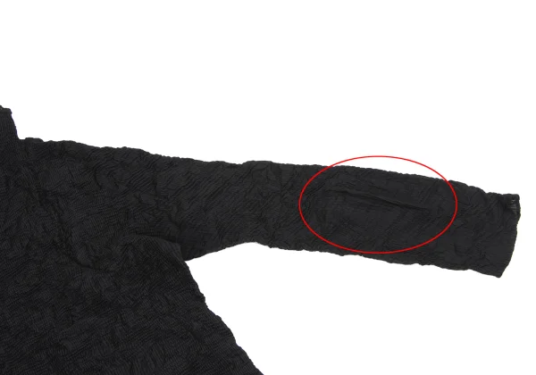 ISSEY MIYAKE Wrinkle Pleats Turtle Neck Top  K-163694_005