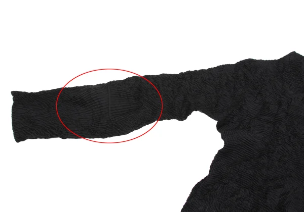 ISSEY MIYAKE Wrinkle Pleats Turtle Neck Top  K-163694_007