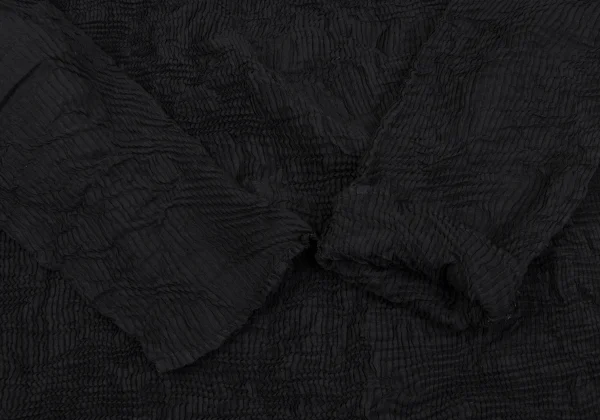 ISSEY MIYAKE Wrinkle Pleats Turtle Neck Top  K-163694_009