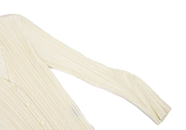 ISSEY MIYAKE FETE Design Sleeve Pleated Collarless Jacket K-163700_005