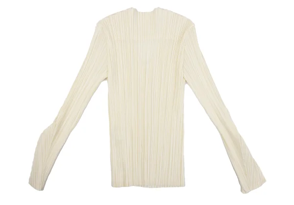 ISSEY MIYAKE FETE Design Sleeve Pleated Collarless Jacket K-163700_010