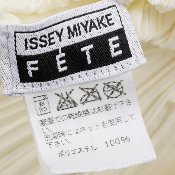 ISSEY MIYAKE FETE Design Sleeve Pleated Collarless Jacket K-163700_014