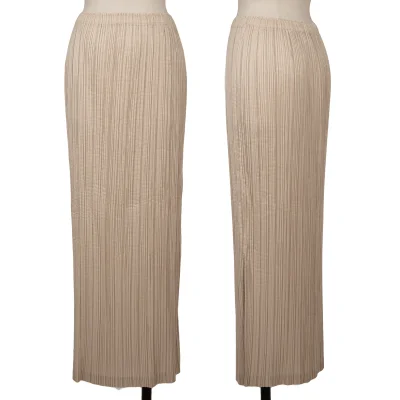 ISSEY MIYAKE FETE Pleats Slit Skirt