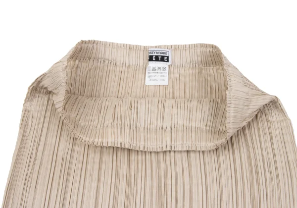 ISSEY MIYAKE FETE Pleats Slit Skirt K-163701_004