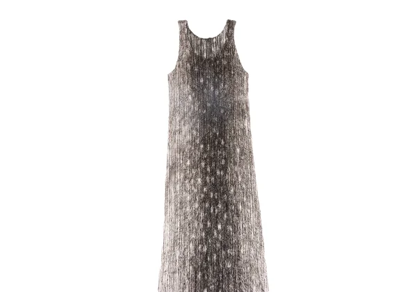 PLEATS PLEASE Fur Printed Sleeveless Dress K-163707_003