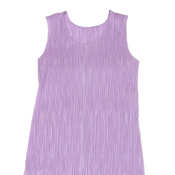 PLEATS PLEASE Crape Pleats Sleeveless Dress K-163709_003