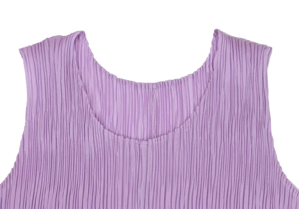 PLEATS PLEASE Crape Pleats Sleeveless Dress K-163709_004