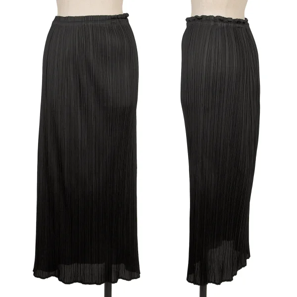 PLEATS PLEASE Pleated Skirt Black 2 K-163712_001