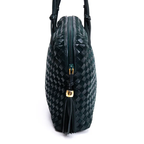 BALLY Intrecciato Leather Shoulder Bag K-163722_005