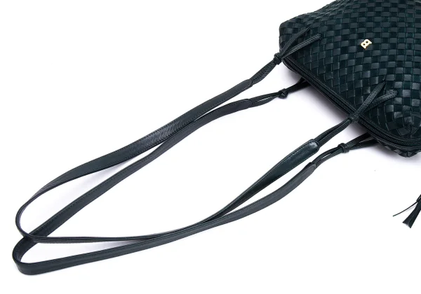 BALLY Intrecciato Leather Shoulder Bag K-163722_011