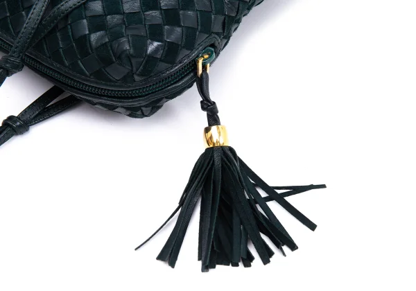 BALLY Intrecciato Leather Shoulder Bag K-163722_012