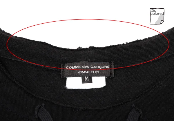 COMME des GARCONS HOMME PLUS Neck Code T Shirt K-163728_004