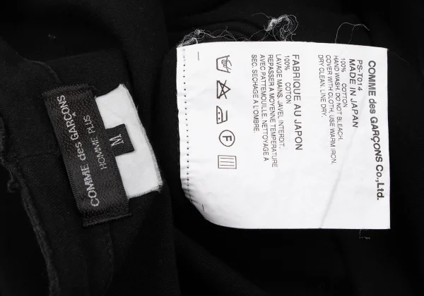 COMME des GARCONS HOMME PLUS Neck Code T Shirt K-163728_013