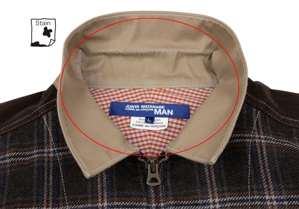 JUNYA WATANABE MAN COMME des GARCONS Check Switching Blouson K-163730_003