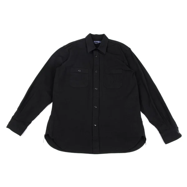 JUNYA WATANABE MAN COMME des GARCONS Dyed Nylon Taffeta Shirt Black L K-163731_001