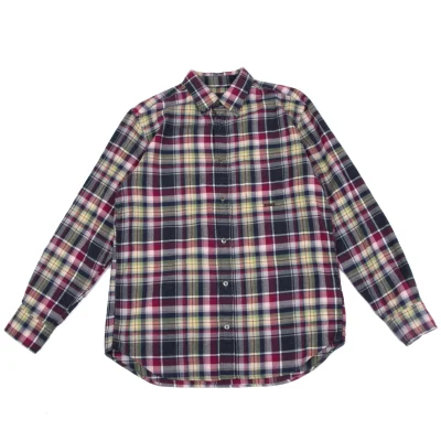 Papas+ Cotton Checked Button Down Flannel Shirt