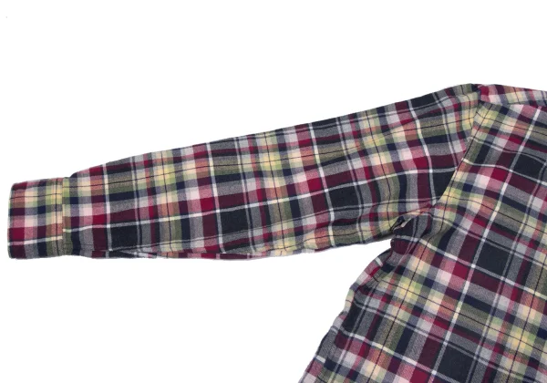 Papas+ Cotton Checked Button Down Flannel Shirt K-163737_006