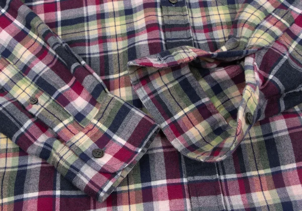 Papas+ Cotton Checked Button Down Flannel Shirt K-163737_007