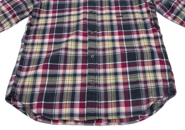 Papas+ Cotton Checked Button Down Flannel Shirt K-163737_008