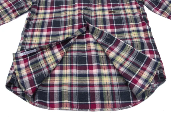 Papas+ Cotton Checked Button Down Flannel Shirt K-163737_009