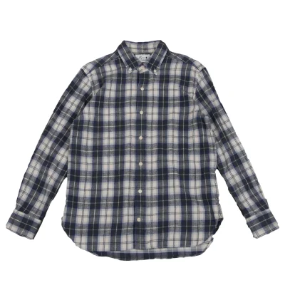 Papas+ Cotton Checked Button Down Flannel Shirt