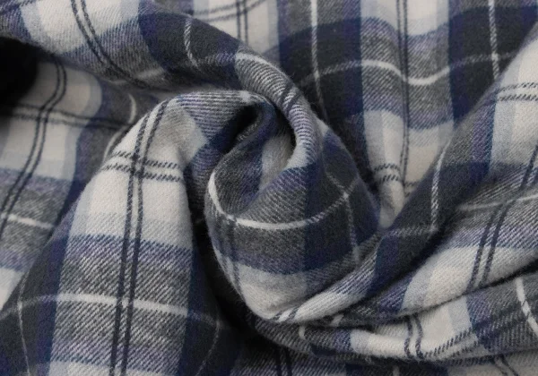 Papas+ Cotton Checked Button Down Flannel Shirt K-163738_013