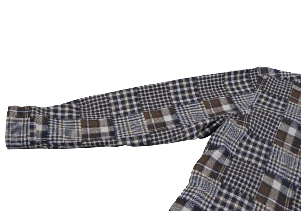 Papas+ Cotton Crazy Pattern Button Down Flannel Shirt K-163739_007