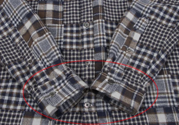 Papas+ Cotton Crazy Pattern Button Down Flannel Shirt K-163739_008