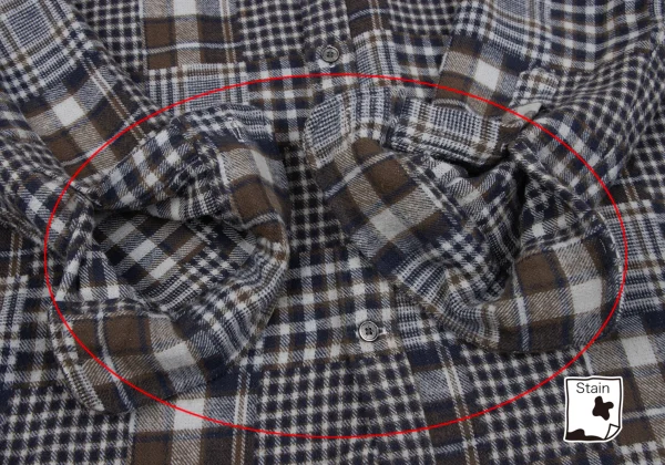 Papas+ Cotton Crazy Pattern Button Down Flannel Shirt K-163739_009