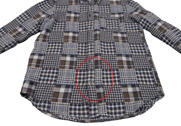 Papas+ Cotton Crazy Pattern Button Down Flannel Shirt K-163739_010