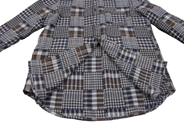 Papas+ Cotton Crazy Pattern Button Down Flannel Shirt K-163739_013