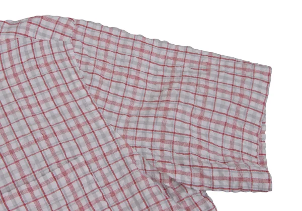 Papas+ Cotton Poly Check Seersucker Short Sleeve Shirt K-163743_004