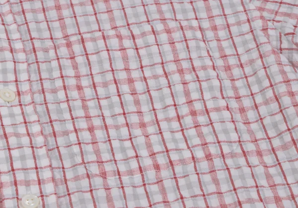 Papas+ Cotton Poly Check Seersucker Short Sleeve Shirt K-163743_005