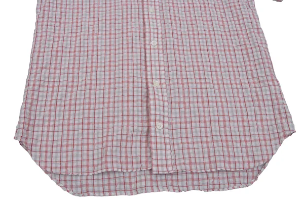 Papas+ Cotton Poly Check Seersucker Short Sleeve Shirt K-163743_006