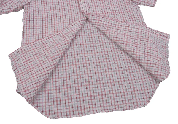 Papas+ Cotton Poly Check Seersucker Short Sleeve Shirt K-163743_007